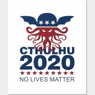 Vote for Cthulhu 2020! Posters and Art